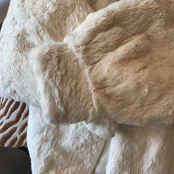 Genuine Rabbit Fur Coat - Picture 2 of 15